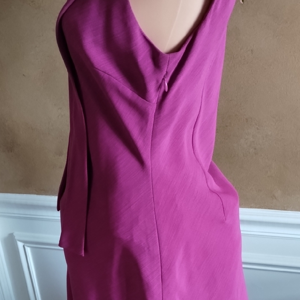 Clifford And Willis Sleeveless Magenta Dress - Picture 6 of 15